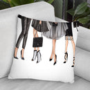 Group Throw Pillow By Lana Leonteva