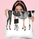 Group Throw Pillow By Lana Leonteva