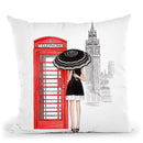 London Throw Pillow By Lana Leonteva