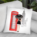 London Throw Pillow By Lana Leonteva