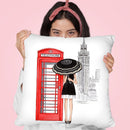London Throw Pillow By Lana Leonteva
