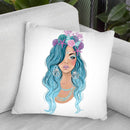 Mermaid Girl 2 Throw Pillow By Lana Leonteva