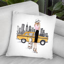 New York Throw Pillow By Lana Leonteva