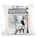 Paris Ii Dark Skin Throw Pillow By Lana Leonteva