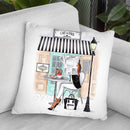 Paris Ii Dark Skin Throw Pillow By Lana Leonteva
