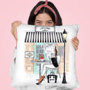 Paris Ii Dark Skin Throw Pillow By Lana Leonteva