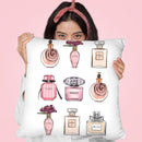 Perfume Throw Pillow By Lana Leonteva