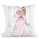 Blond Throw Pillow By Lana Leonteva