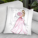 Blond Throw Pillow By Lana Leonteva