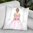 Blonde Throw Pillow By Lana Leonteva