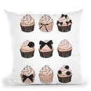 Cupcakes Throw Pillow By Lana Leonteva