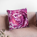 Ranunculus Abstract Iv Color Throw Pillow By Laura Marshall