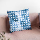 Kanari Iii Indigo Throw Pillow By Melissa Averinos