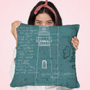 Coastal Blueprint Vii Throw Pillow by Marco Fabiano