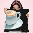 Dark Roast Iv Throw Pillow by Marco Fabiano