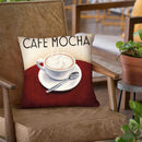 Cafe Moderne V Throw Pillow by Marco Fabiano