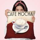 Cafe Moderne V Throw Pillow by Marco Fabiano