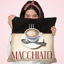 Cafe Moderne Vi Throw Pillow by Marco Fabiano