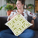 Hacienda Tile Iv Throw Pillow By Moira Hershey