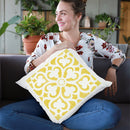 Hacienda Tile Iii Throw Pillow By Moira Hershey