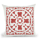 Hacienda Tile I Throw Pillow By Moira Hershey