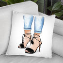 Heels Throw Pillow By Maja Tomljanovic