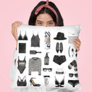 Lingerie Throw Pillow By Maja Tomljanovic