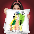 Colour by Numbers Throw Pillow By Mark Ashkenazi