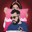 Cute Throw Pillow By Mark Ashkenazi