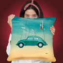 Volkswagen Ii Throw Pillow By Mark Ashkenazi