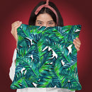 Tropical Leaves I Throw Pillow By Mark Ashkenazi