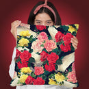 Flower Geometric Throw Pillow By Mark Ashkenazi
