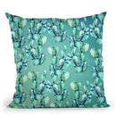 Tropical Leaves Vi Throw Pillow By Mark Ashkenazi