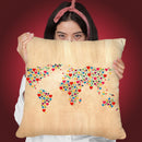 Heart Map Ii Throw Pillow By Mark Ashkenazi