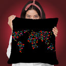 Heart Map Throw Pillow By Mark Ashkenazi