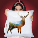 Deer I Throw Pillow By Mark Ashkenazi
