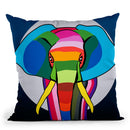 Elephant Midnight Throw Pillow By Mark Ashkenazi
