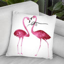 Flamingos Throw Pillow By Mercedes Lopez Charro