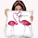 Flamingos Throw Pillow By Mercedes Lopez Charro