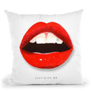 Just Kiss Me Throw Pillow By Mercedes Lopez Charro