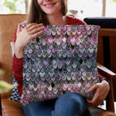Magic Mermaid Pink And Purple Throw Pillow By Monika Strigel