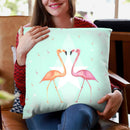 Minteet Flamingo Throw Pillow By Monika Strigel