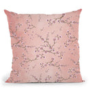 Sakura Love Blush Throw Pillow By Monika Strigel