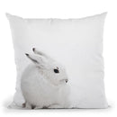 Scandi Arctic Hare Throw Pillow By Monika Strigel
