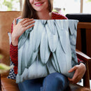 Feathers Pastel Blue Throw Pillow By Monika Strigel