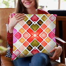 Felicitous Pink Throw Pillow By Monika Strigel