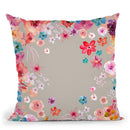 Flower Garden Nude Throw Pillow By Monika Strigel