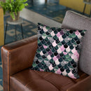 Really Mermaid Emerald Pink Throw Pillow By Monika Strigel