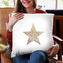 Gatsby Gold Star Throw Pillow By Monika Strigel