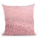 Gatsby Rose Pink Throw Pillow By Monika Strigel